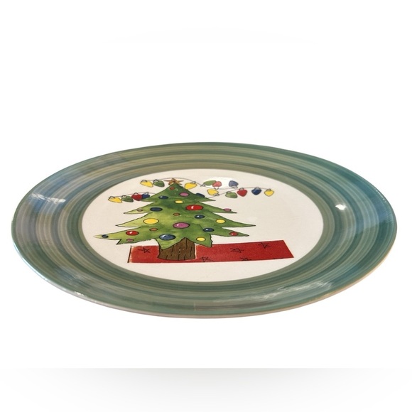 Christmas Swirl Holiday Plate - Festive Serving Plate - Holiday Decor - Picture 5 of 9